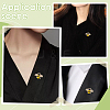 Bee Enamel Pins JEWB-WH0030-105A-5