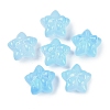 Transparent Spray Paint Glass Beads X1-GLAA-H035-02G-1