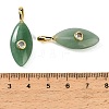 Natural Green Aventurine Pendants GG-CBA1AE1-02G-02-3