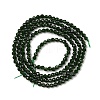 Synthetic Green Goldstone Beads Strands G-G189-D19-01-3