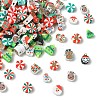 200Pcs Christmas Themes Handmade Polymer Clay Beads CLAY-CJ0001-95-9