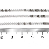 Transparent Glass Beads Strands GLAA-H027-01F-5