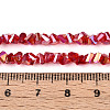 Electroplate Transparent Glass Beads Strands LS-GLAA-N021-4mm-08-4