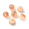 Two Tone Transparent Acrylic Beads OACR-D304-02J-1