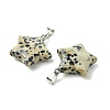 Natural Dalmatian Jasper Pendants GG-K002-10E-2
