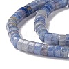Dyed & Heated Natural Blue Aventurine Beads Strands G-K327-01-4