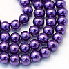 Baking Painted Glass Pearl Bead Strands HY-Q003-3mm-76-1