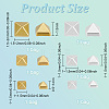 6 Bags 6 Styles Alloy Cabochons MRMJ-PH0002-90-5