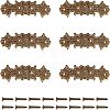 SUPERFINDINGS 60 Sets Iron Decoration Joiners Links IFIN-FH0001-44AB-1