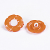 1-Hole Acrylic Shank Buttons X-BUTT-E069-B-08-3