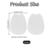 Fibre Forefoot Insole Pads AJEW-WH20064-10-2