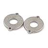 Non-Tarnish 304 Stainless Steel Connector Charms STAS-N103-135P-2