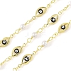 Enamel Lip Link Chains CHC-C006-02G-01-1-1