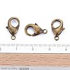 Brass Lobster Claw Clasps KK-903-AB-NF-4