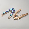 Alloy & Acrylic Rhinestone Boot Strap Chains AJEW-WH0609-106G-02-2