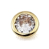 Brass Pave Cubic Zirconia Cabochons CU-CBA30E8-03G-07-1