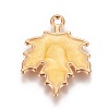 Autumn Theme Zinc Alloy Pendants ENAM-I023-06KCG-03-1