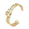 Summer 304 Stainless Steel Cuff Bangles for Women BJEW-F510-01G-4