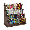 4-Tier Wood Bracelet Organizer Display Stands BDIS-WH0010-16A-1