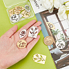 12Pcs 6 Style 201 Stainless Steel Pendants STAS-DC0006-24-2