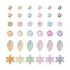 Craftdady 300Pcs 6 Style Transparent Acrylic Bead Caps TACR-CD0001-03-11