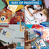 MAYJOYDIY US 1 Set PET Hollow Out Drawing Painting Stencils DIY-MA0005-25-6