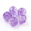 Transparent Crackle Acrylic Beads MACR-E025-24-12mm-2