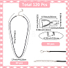 60Pcs 2MM Round Imitation Leather Cord Necklace Making NJEW-SC0001-93-2