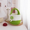 DIY Flower Handbag Knitting Kits for Beginners PW-WGF4BF4-02-1