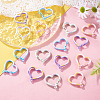 16Pcs 4 Colors Alloy Key Snap Hook Clasps for Keychains FIND-TA0010-32-5