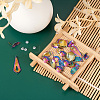28Pcs 7 Style Rainbow Color 304 Stainless Steel Stud Earring Findings FIND-CW0001-20-6
