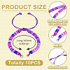Handmade Polymer Clay Bead Bracelets Making AJEW-TAC00079-3