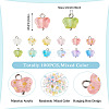 100Pcs Acrylic Pendants PALLOY-TAC0168-5