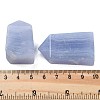 Natural Blue Lace Agate Point Pentagonal Prism Figurines G-G126-01-3