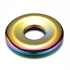 Electroplate Non-magnetic Synthetic Hematite Pendants G-F337-49-01-3