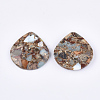 Synthetic Aqua Terra Jasper Pendants G-S329-044-2