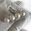 Plastic Pearl with Alloy Hair Barrettes PW-WG00FBF-01-1