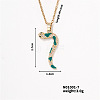 Trendy Snake Pendant Necklace MU5587-7-1