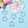 20Pcs Transparent Acrylic Pendants MACR-YW0004-18E-1