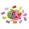 Frosted Transparent Acrylic Beads SACR-F015-02-1