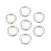 Brass Closed Jump Rings KK-D257-01P-07-1
