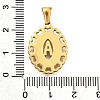 Golden 304 Stainless Steel Pendants STAS-K300-02G-A-3