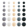 150Pcs 15 Styles Silicone Beads SIL-TA0001-30-2