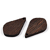 Natural Wenge Wood Pendants WOOD-T023-82-3