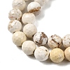 Natural Magnesite Beads Strands G-P598-E-8mm-03-4