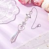 Alloy Planet Moon Hanging Ornaments HJEW-JM03018-1