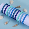Polymer Clay Heishi Surfer Stretch Bracelets Set BJEW-SW00128-5