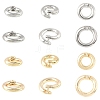 10Pcs Brass Locking Jump Rings KK-YW0003-96A-G-2