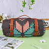 Imitation Leather with Alloy Yoga Mat Strap AJEW-CL0001-99B-02-4