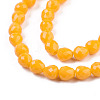 Opaque Solid Color Glass Beads Strands GLAA-N045-002-A05-3